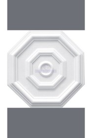 Resim GÜLOĞLU STROPİYER Sekizgen Tavan Lamba Göbeği 50 Cm 