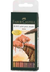 Resim Faber Castell Pitt Artist Pen Fırça Uçlu Çizim Kalemi Toprak Ton. 