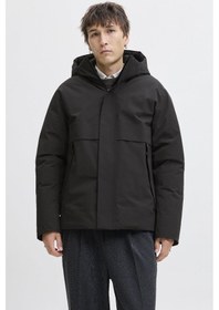 Resim Jack & Jones Jprccmoon Erkek Şişme Mont Moon Jacket Sn Siyah 