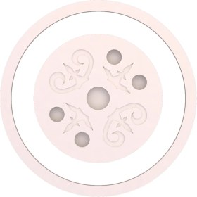 Resim Motifpiyer Tavan Spot Göbegi-Motifli-Yuvarlak-19-86cm-Dış-Çitalı 