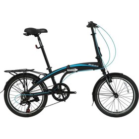 Resim Bisan 20j Fx3500 Katlanır Bisiklet - Siyah Mavi 