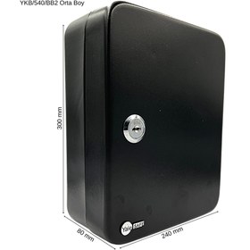 Resim Yale kilit Yale Anahtar Dolabı-orta Boy (300x240x80 ) 