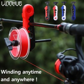 Resim 1/2 adet Yüksek Kaliteli Balıkçılık İpi Sarıcı Taşınabilir Makara Sarıcı Makinesi, Spinning Makara Baitcasting Makara Sarma Karp Balıkçılık Ekipmanı 
