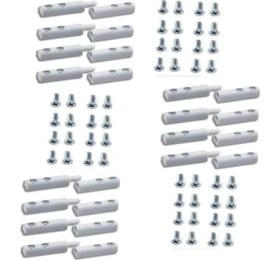 Resim River Sineklik Menteşesi, Beyaz 12 Adet (24 Adet Akıllı Montaj Vidası Ile Birlikte) 