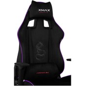 Resim Rio Pus Balerion Terletmez Kadife Kumaş Siyah Gaming Oyuncu Koltuğu -5 Siyah 