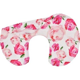 Resim Kangvka Yırtıcı Bebek Emzirme Yastığı Kılıfı - Yırtılabilir Yıkama - Poliester Elastik - Gül Desenli - 22.5x18 İnç 191104 