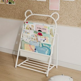 Resim Modern Metal Dergi Rafı Ayı Kulaklı - Ev, Ofis veya Oturma Odası için Bağımsız Depolama Rafı - Dergiler, Kitaplar ve Dekor için Yerden Tasarruf Sağlayan Tasarım, Dergi Tutucu, Eğlenceli Tasarım, Sağlam Yapı, Beyaz Metal Depolama Ünitesi, Metal Depolama Rafı, Metal Raf Ünitesi, Metal Raf, Gazete Standı, Kitaplık, Earth Dergisi Tutucu, Yer Dizisi Gazete Standı, Yer Dizisi Dergi Rafı, Oturma Odası Dergi Standı, Dergi Standı, Salon Dergi Rafı, Flyer Standı, Duvar Dergi Tutucu 