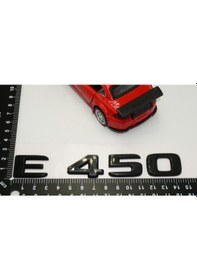 Resim E 450 Bagaj Parlak Siyah ABS 3M 3D Yazı Logo 