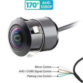 Resim EXVOL GERİ GÖRÜŞ PARK KAMERASI 1080P AHD 170 DERECE AHD-CVBS PARK ÇİZGİ AYARLI SU GEÇİRMEZ 