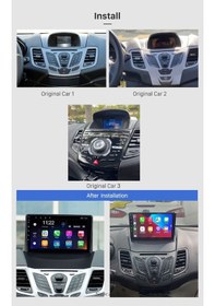 Resim Ford Fıesta 2013-2014 Multimedya Navigasyon Usb Kamera Carplayer Uyumlu 