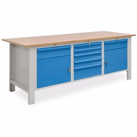 Resim Star Çelik Çalışma Tezgahı-Yükseklik Ayarlı Ayak-03 Hdt 4-2130 Mm 