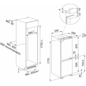 Resim Franke Fcb 320 Ne E Ankastre Buzdolabı 