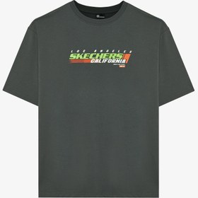 Resim Skechers Graphic Tee Heavy Weight Oversize Erkek Tişört 