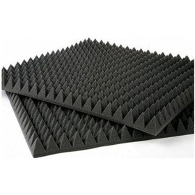 Resim 40mm Yanmaz Akustik Yalıtım Piramit Sünger 50dns 100cm X 100cm 1 M2 