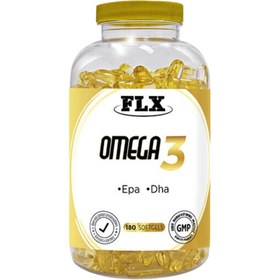 Resim FLX Omega-3 Balık Yağı 180 Softgel Kapsül 