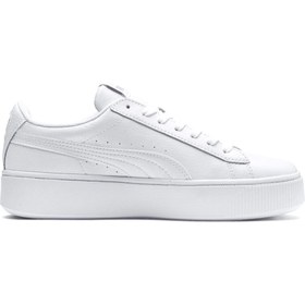 Resim Puma Vikky Stacked L - Beyaz Kadın Sneaker 