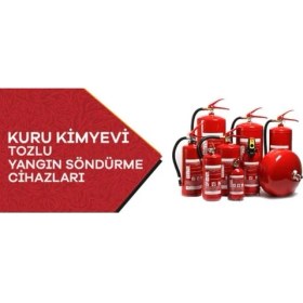 Resim 1 kg Kkt Ysc Kuru Kimyevi Yangın Tüpü (4 Yıl Garantili Tse Onaylı) 