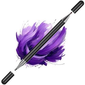 Resim Honor Pad 9 İle Uyumlu Çift Uçlu Hassas Dokunmatik Stylus Kalem Gecikmesiz Çoklu Uyum Siyah 