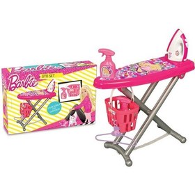 Resim Barbie Ütü Seti Kız Çocuk Oyuncak Ütü Masası Askılı Sepetli 