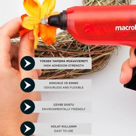 Resim Ibtaş 1 kg Kalın Mum Silikon Çubuk 11.2 x 300MM 