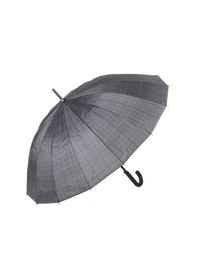 Resim Marlux Rst Siyah Ekose Fiber 16 Telli Erkek Baston Şemsiye M21marrst02r001 - Siyah 