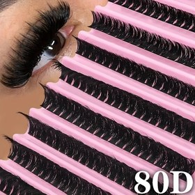 Resim 200 adet Karışık Uzunluk Sahte Kirpik Seti - Bireysel D Kıvrımlar, 8-16mm, Doğal İnce ve Kalın Modellendirme, Başlangıçlar için Yeniden Kullanılabilir DIY, Cosplay ve Anime Stili, Başlangıçlar için Kirpik Uzatmaları | Doğal Stil Kirpikler | Yeniden Kullanılabilir Kirpikler, Kirpik Uzatmaları 