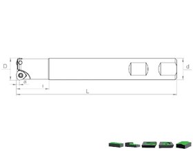 Resim High Feed Saplı Taramalar - MTSBH HST JOMT 06T2.. / 0803.. JDM.-09T3.. 