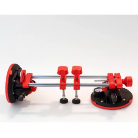 Resim 8 Inç Çiftli Vakumlu Vantuz Taş Birleştirme Hizalama Aparatı Granit Mermer Fayans Seramik Montajı 