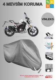 Resim AutoEN GRİ BENELLİ 125-S VİNLEKS KİLİT UYUMLU MOTOR BRANDASI LÜKS KALİTE (PREMİUM) 