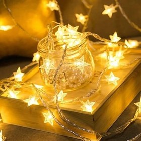 Resim 20 Adet Mini Yıldız Led 5 Metre Günışığı Rengi Dekoratif Led (5264) 