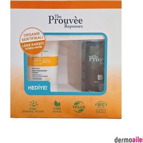 Resim The Prouvee Reponses Leke Karşıtı Yüz Güneş Kremi SPF50+ 40 ml+ Yüz Temizleme Jeli 100 ml 