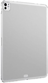 Resim HTstore IPad Pro 13 2024 Uyumlu Şeffaf Silikon Tablet Kılıfı 