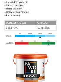 Resim Filli Boya Fawori kozmik ipek tam silinebilir boya 15 Lt 