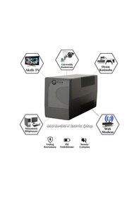 Resim Upset Microactive 850va Ups 510w 1 9ah Line Interactive Avr 2 Priz 
