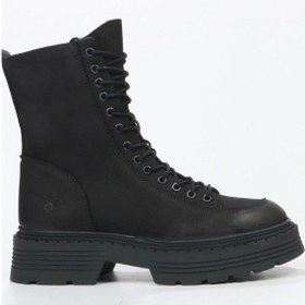 Resim Hammer Jack Loberia Hakiki Deri Siyah Outdoor Kadın Bot 102 23935-z-siyah Siyah 