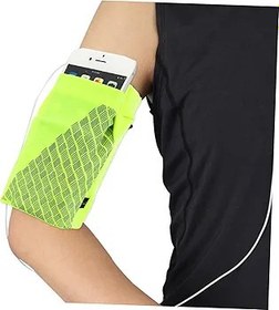Resim UKCOCO 1pc Tek Reflektif Spor Çantası Su Geçirmez Elastik Telefon Askısı Açık Hava Koşuları İçin Rahat Ve Hafif Tasarım Para Ve Anahtar Saklama Özelliğiyle 