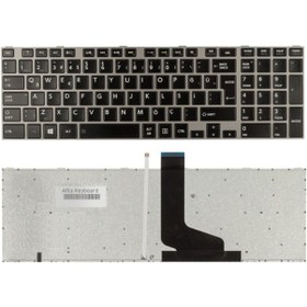 Resim Toshiba Uyumlu Satellite L870 L870D L875 L875D Klavye Siyah Tr / Işıklı - 543185248 
