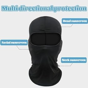 Resim MKEAWWU 2 adet kar maskesi, rüzgar geçirmez, sıcak, sonbahar, kış kar maskesi, outdoor sporları, bisiklet, snowboard, kayak, motosiklet sürme, yüz maskesi, standart beden, erkek/kadın, 40 x 25 cm 