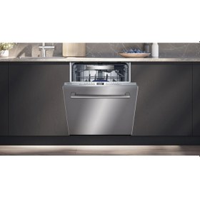 Resim Siemens iQ500 SN45EY01NT 6 Programlı 13 Kişilik Bulaşık Makinesi Gri 