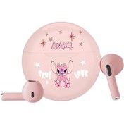 Resim Disney Stitch Angel Baskılı Bluetooth 5.3 Kablosuz Kulaklık - Hifi Çevresel Ses, Dokunmatik Kontrol, Uzun Pil Ömrü4.0stereoıpx4 - Ip5xvar6 Saatkulak Üstü 