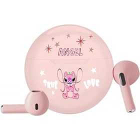 Resim Disney Stitch Angel Baskılı Bluetooth 5.3 Kablosuz Kulaklık - Hifi Çevresel Ses, Dokunmatik Kontrol, Uzun Pil Ömrü4.0stereoıpx4 - Ip5xvar6 Saatkulak Üstü 