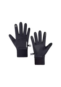 Resim Kış Eldiven Sıcak Dokunmatik Eldiven Koşu Sürüş Bisiklet Eldiven Erkek Kadın-boyut M 