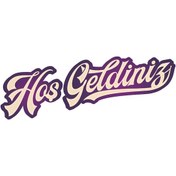 Resim Hoşgeldiniz Folyo Sticker 130cm Uzunluk Karışık Renkli 