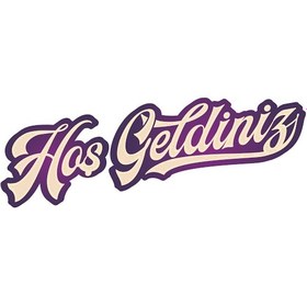 Resim Hoşgeldiniz Folyo Sticker 130cm Uzunluk Karışık Renkli 