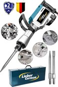 Resim Lieber German Profesyonel 16 Kg 65 Mm Büyük Tip Metal Çantalı Kırıcı Keski Ve Murç Hediyeli 