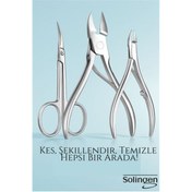 Resim Skygo 3’lü Paslanmaz Manikür Seti – Tırnak Makası, Et Pens, Kavisli Makas | Evde Profesyonel Bakım 