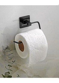 Resim Metal Siyah Tuvalet Kağıtlığı Renkli 