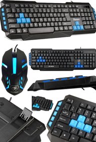 Resim Utelips Klavye Fare Combo Ergonomik Tasarım Home Office Laptop Pc Gamer Için Kaliteli Konforlu Pc Aksesuar 