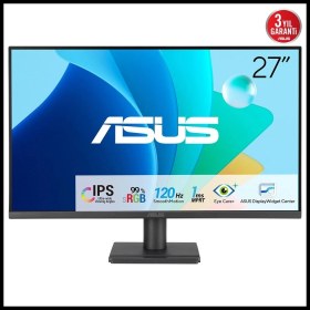 Resim Asus VA279HG 27" 1ms, 120hz, Full Hd, Hdmı, Vga, IPS Led, Çerçevesiz Tasarım, Düşük Mavi Işık, Freesync Kurumsal Monitör 