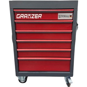Resim Grayzer GSTH215P 6 Çekmeceli Dolu Takım Arabası 261 Parça (Takımlar Stahlmayer) 